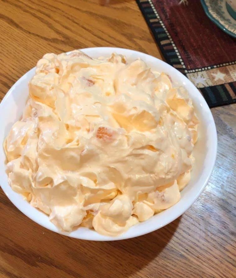 Orange dessert salad